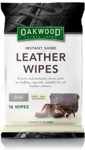 Oakwood Instant Shine Wipes(150mm x 200mm) 16Pk