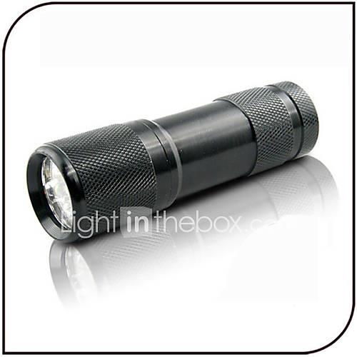 On-Off Black Light Flashlights / Torch LED 100lm 1 Mode Counterfeit Detector / Ultraviolet Light Everyday Use Black