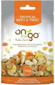 On The Go Fusion Snack Tropical with a Twist 12x50g