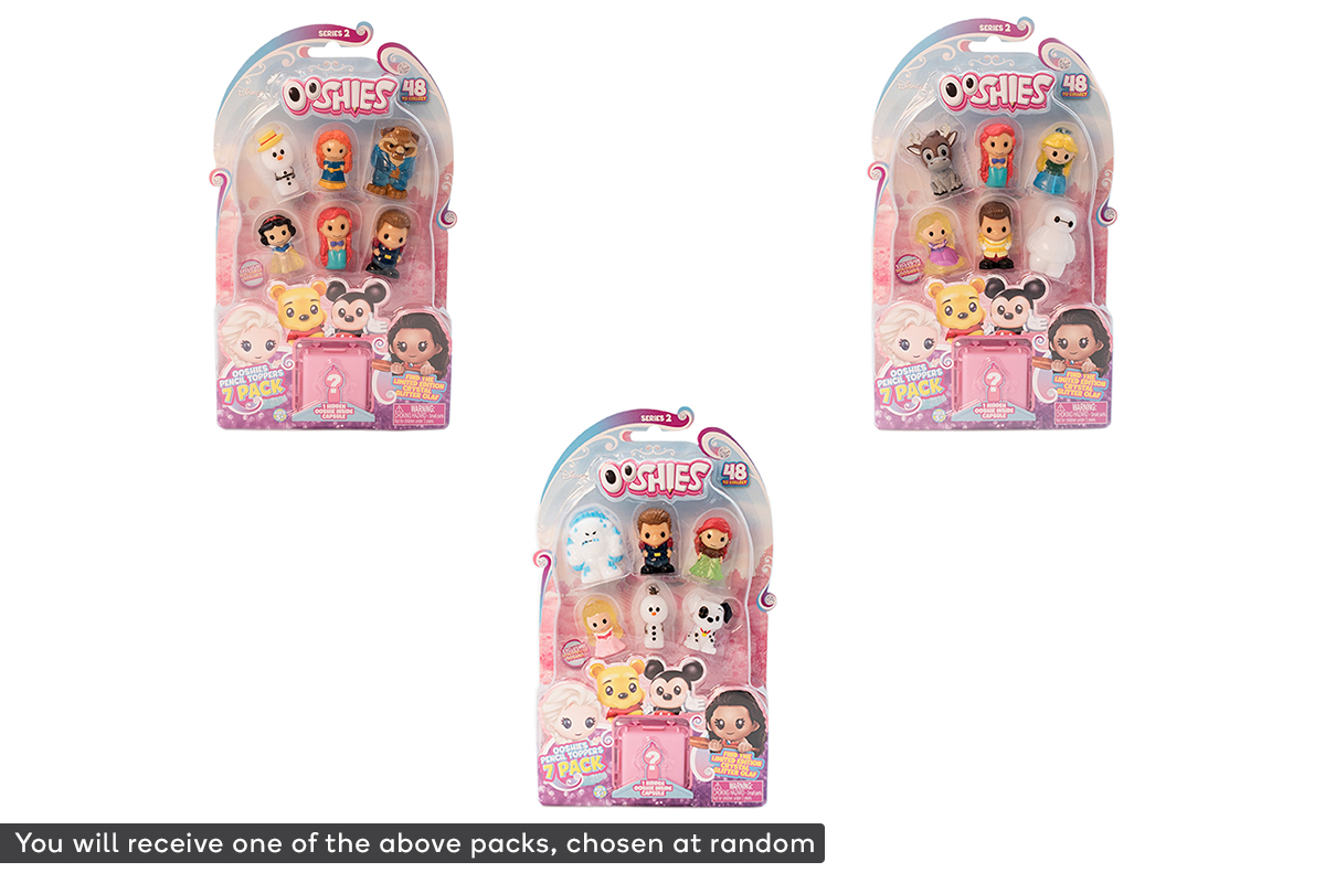 Ooshies Disney Princess Assorted 7 Pack