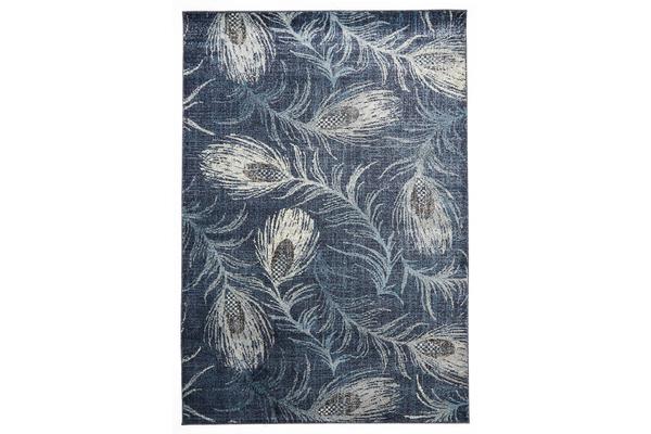 Opulence Feather Navy Rug 230X160cm