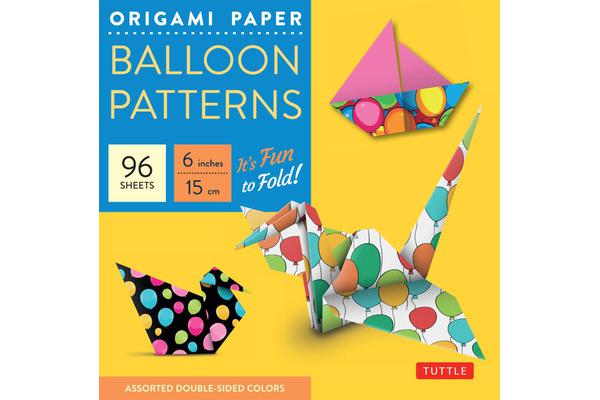 Origami Paper - Balloon Patterns - Tuttle Origami Paper: High-Quality Origami Sheets Printed with 8 Different Designs: Instructions for 8 Projects Inc