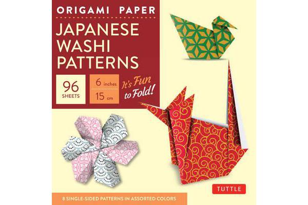 Origami Paper: Japanese Washi Patterns - Perfect for Class Projects and Modular Origami