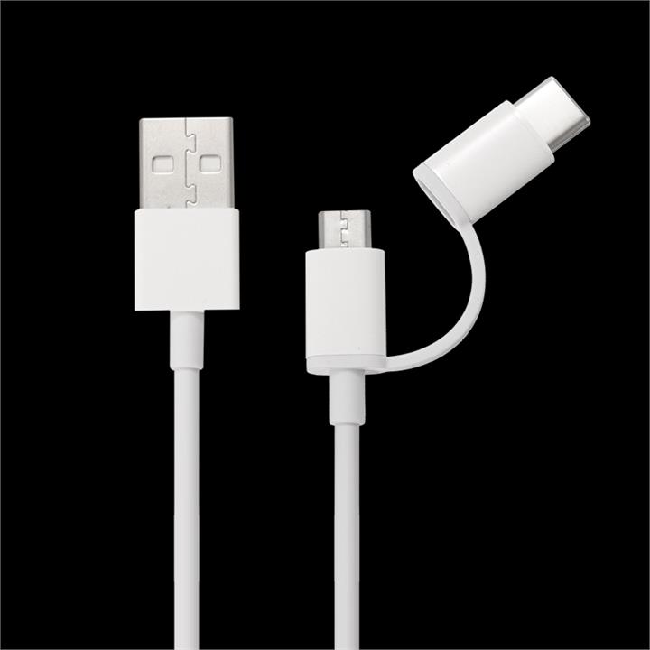 Original Xiaomi 30CM 2 in 1 Type-C and Micro USB Cable for Mobile Phone