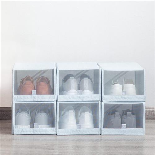 Original Xiaomi Mi Home 2PCS Shoe Storage Box Save Space Tidy Foldable Shoe Organiser Box