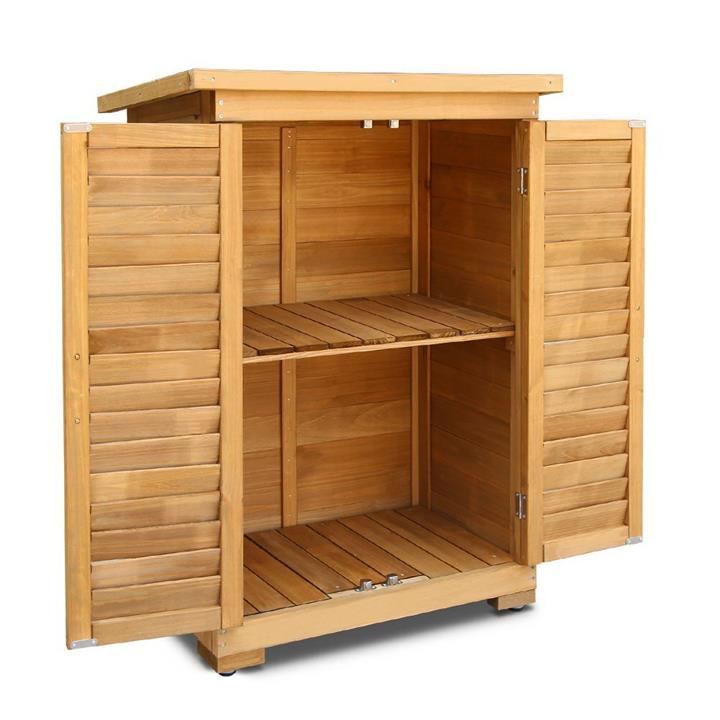 Outdoor Wooden Storage Cabinet