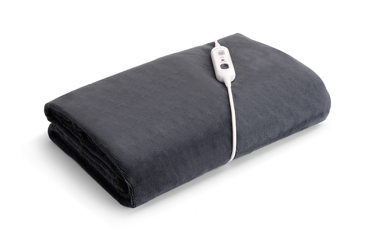 Ovela Luxury Heated Electric Throw (Grey)