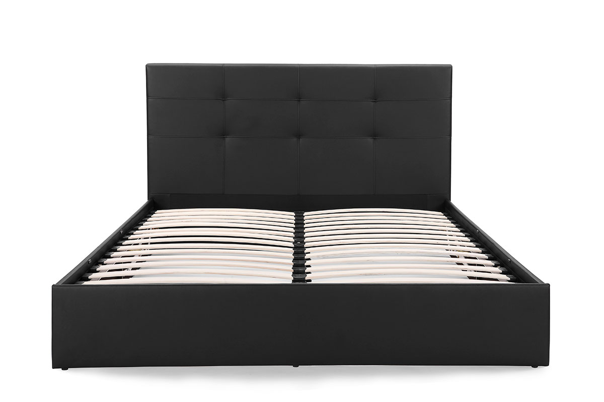 Ovela Bed Frame - Florence Gas Lift Collection (Black, Double)