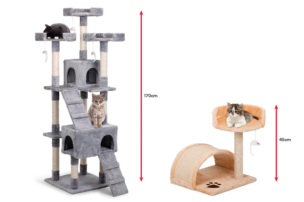 Pawever Pets Cat Scratching Post Tree Pack