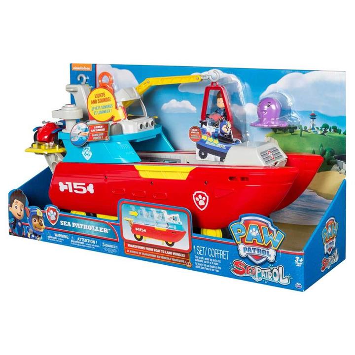 Paw Patrol Sea Patrol â Sea Patroller Transforming Vehicle