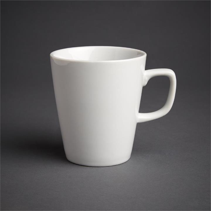 Pack of: 12 Athena Hotelware Latte Mugs 285ml