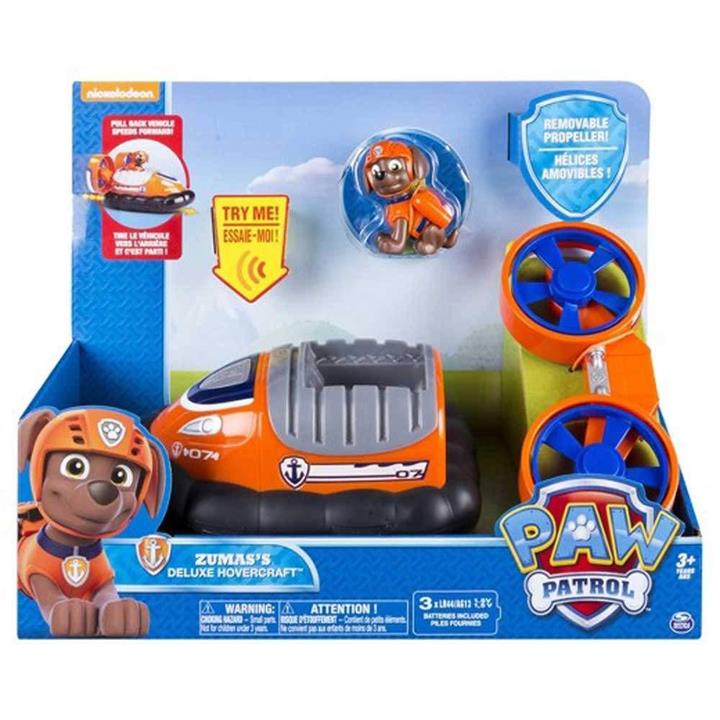 Paw Patrol  Zuma's Deluxe  Hovercraft Vehicle and Figure