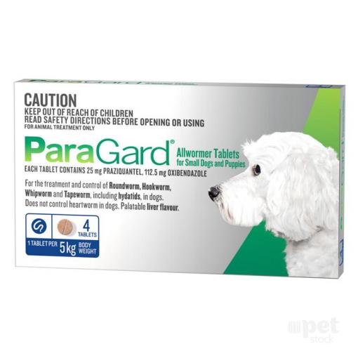 ParaGard Allwormer for Small Dogs and Puppies