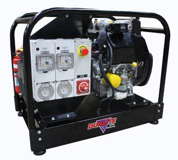 <p>Dunlite Diesel 6.8kVA Mine Spec Generator, powered by Yanmar, 2...