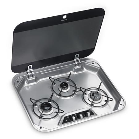 <p>Dometic 3 Burner Hob Cooktop with Glass Lid, 3yr warranty</p>