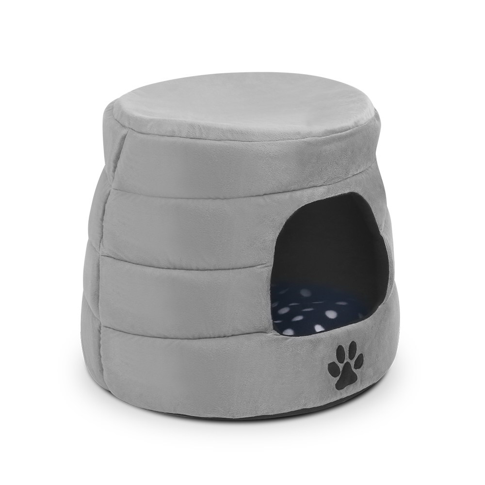 Pet Cave Bed (Grey)