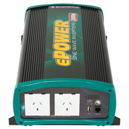 <p>Enerdrive, ePOWER 2000W Pure sine wave power inverter 2yr...