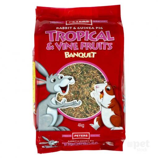 Peters - Tropical & Vine Fruit Medley - Rabbit and Guinea Pig Food Mix