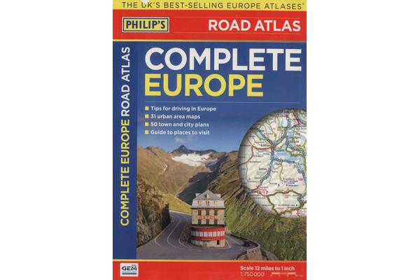 Philip's Complete Road Atlas Europe 2016