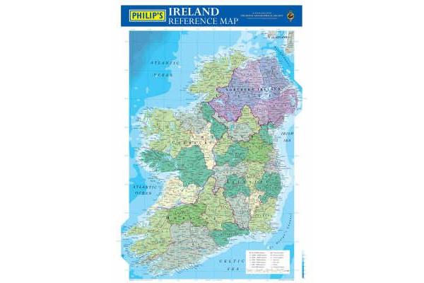 Philip's Reference Map: Ireland - Political