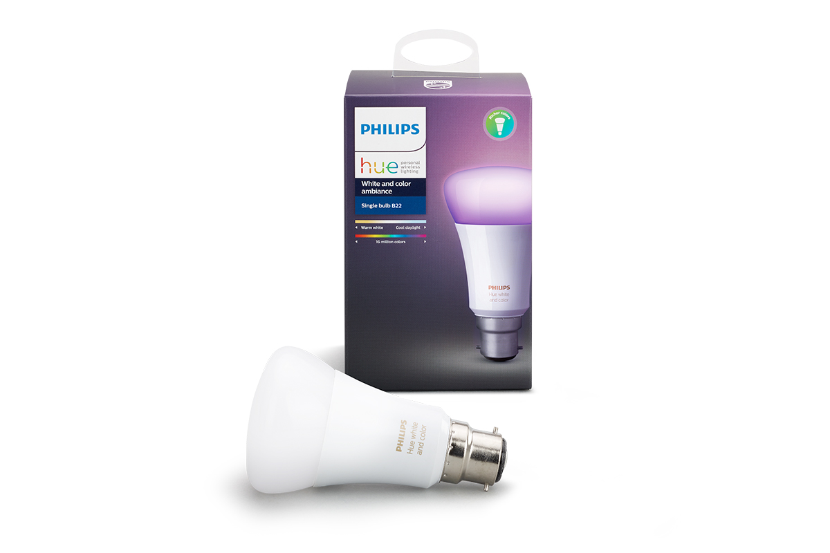 Philips Hue White and Colour Ambiance Single Bulb B22