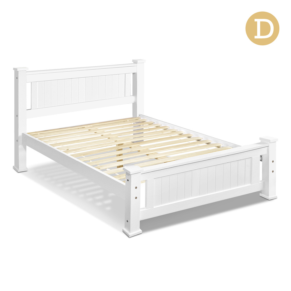 Pine Wood Bedframe (Double)