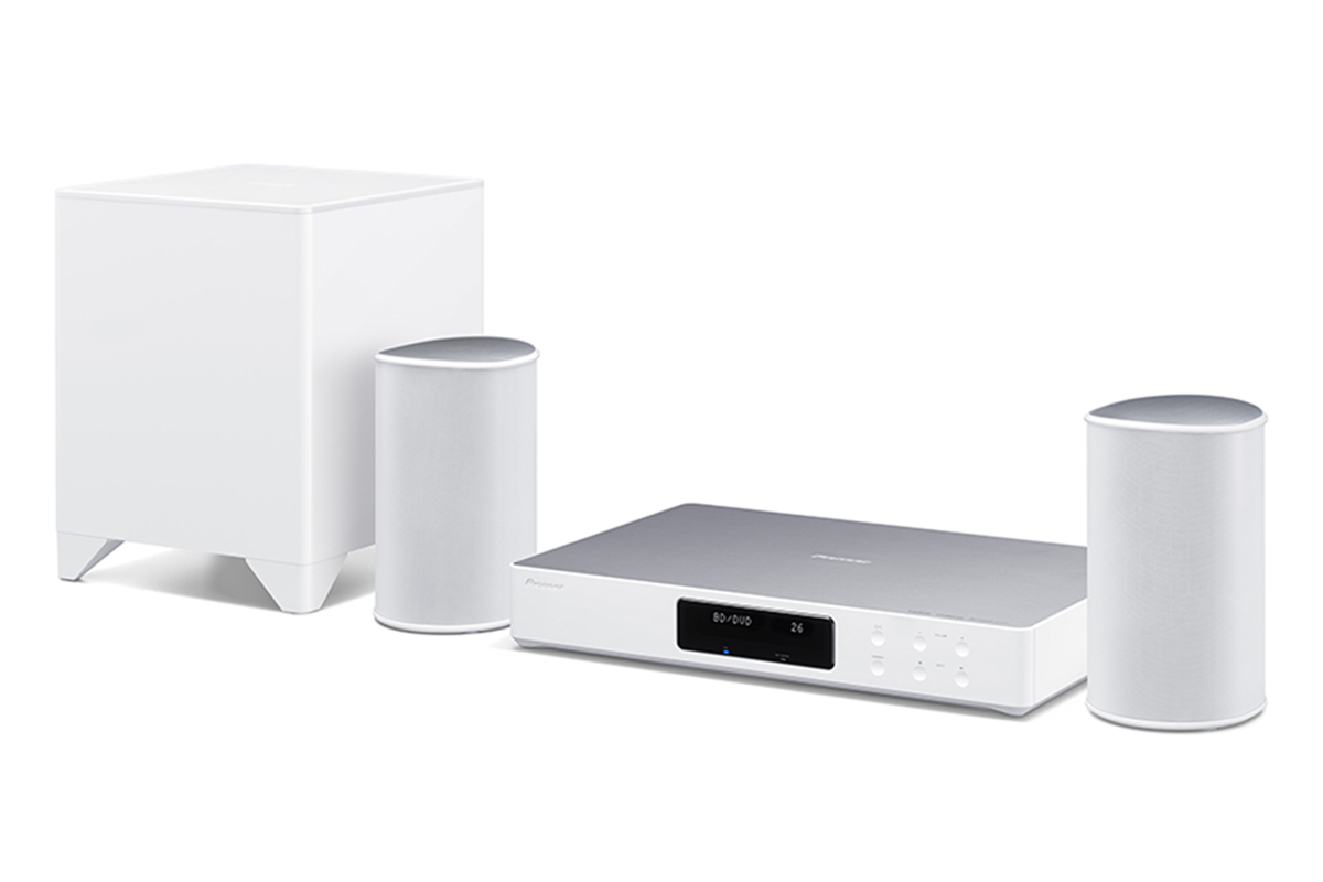 Pioneeer 2.1 Channel Wireless Home Theatre System with Wireless Speakers and Subwoofer (FSW40PACK21)