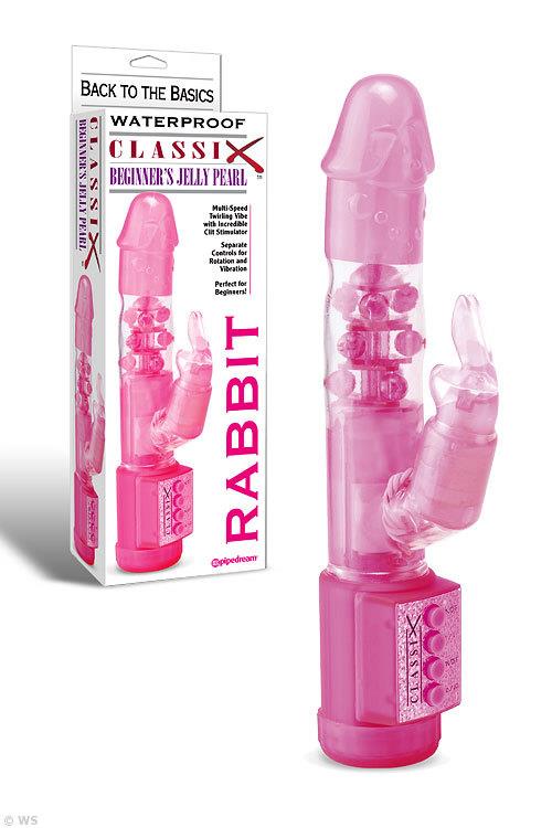 Pipedream Waterproof Beginner's Jelly Pearl Rabbit 7