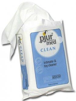 Pjur Med Intimate & Toy Cleaning Fleece (25 pcs)