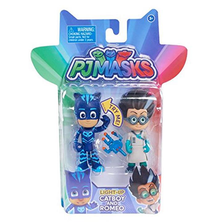 PJ Masks Light Up Figure 2 Pack - Catboy and Romeo