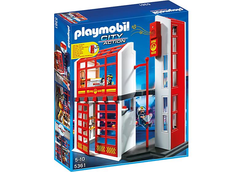 Playmobil 5361 Fire Station with Alarm 