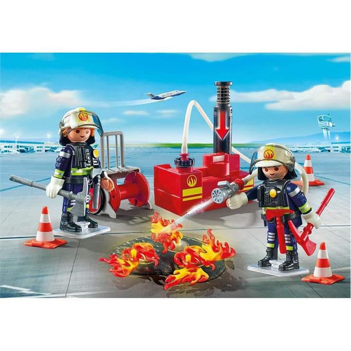 Playmobil Firefighting Operation with Water Pump