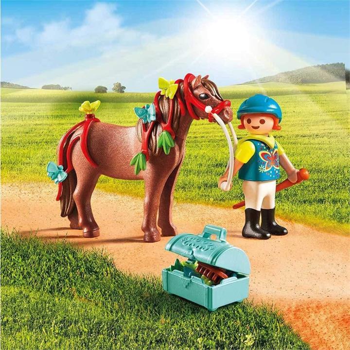 Playmobil Country Groomer with Butterfly Pony