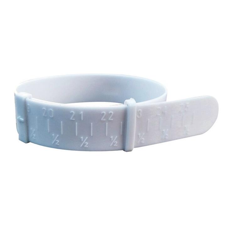 Plastic Wrist Measuring Equipment Bracelet Size Gauge