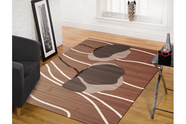 Poppies Modern Rug Beige 230x160cm