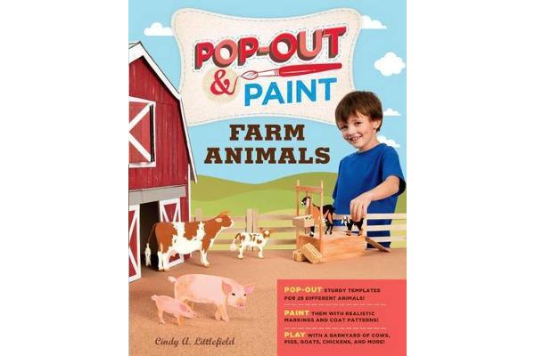 Pop-out and Paint Farm Animals