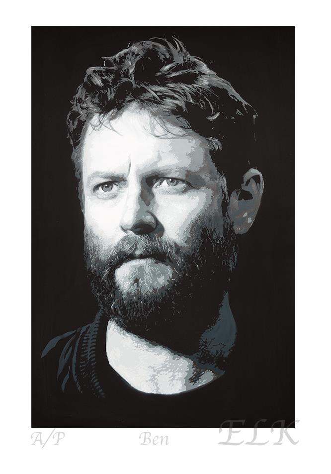 Portrait of Ben Quilty by Luke 