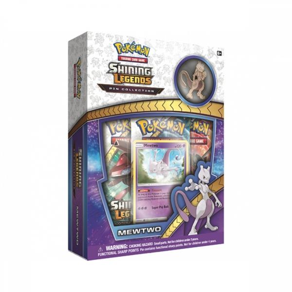 Pokemon TCG Shining Legends Pin Collection- Mewtwo