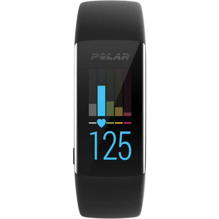 Polar A370 Heart Rate Fitness Tracker - Black - M-L - Black