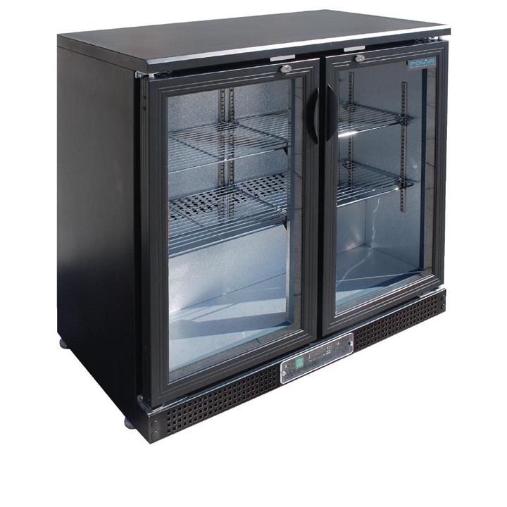 Polar Double Hinge Door Back Bar Cooler