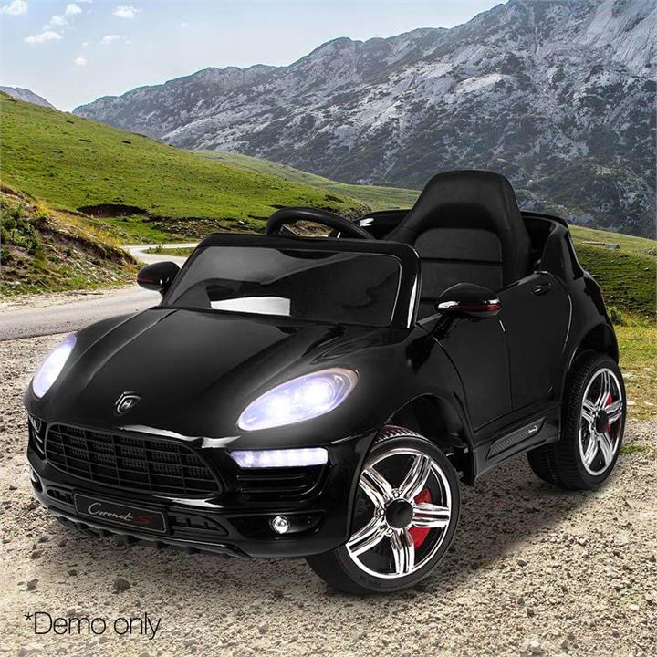 Porsche Macan Inspired Kids Electric Car in Black - Kids Ride on Car Black