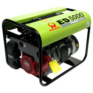 <p>Pramac 5kVA Petrol AVR Generator, powered by Honda, 1 year...