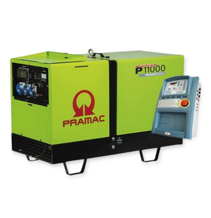 <p>Pramac 10.8kVA Three Phase Silenced Auto Start Diesel Generator...