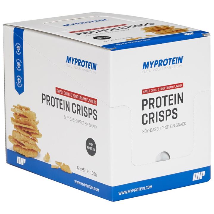 Protein Crisps (6 x 25g packs) - 6 x 25g - Box - Sweet Chilli & Sour Cream