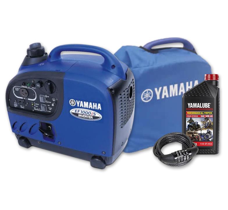 <p>Yamaha EF1000iS, 1000w Inverter Generator with Bonus Pack, 4...