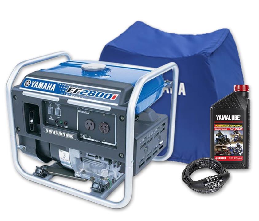 <p>Yamaha EF2800i, 2800w Inverter Generator with Bonus Pack, 4...