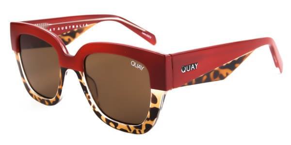 Quay Australia Sunglasses QW-000310 DONâT STOP REDTORT/BRN