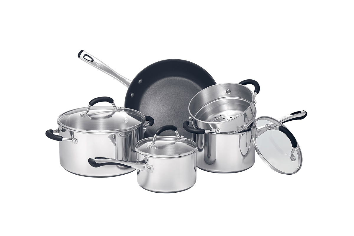 RACO Contemporary Stainless Steel 5 Piece Cookware Set