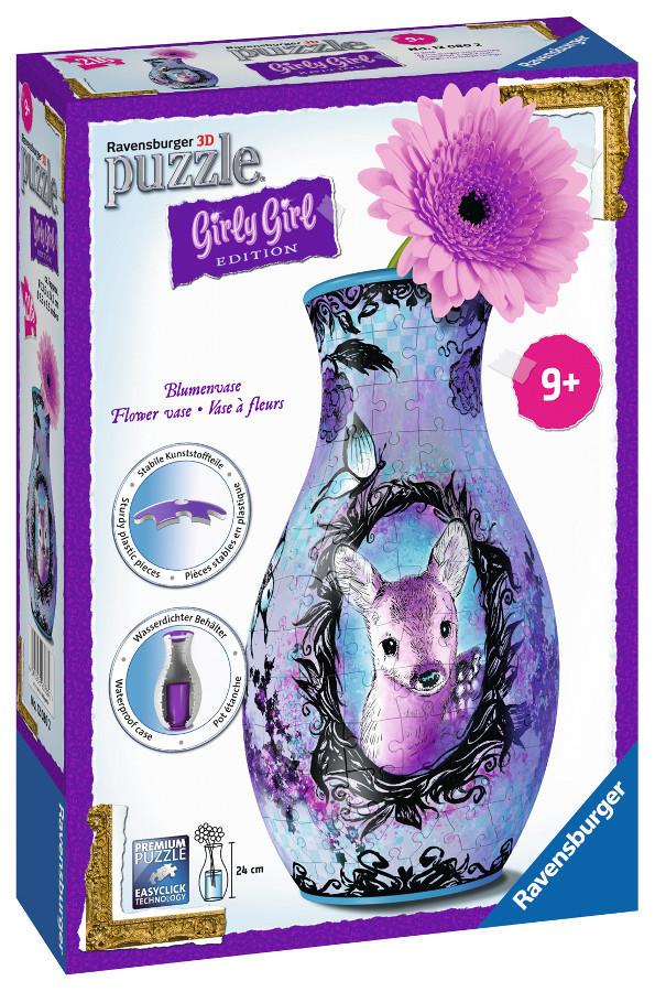 Ravensburger Animal Trend Flower Vase 3D Puzzle 216pc