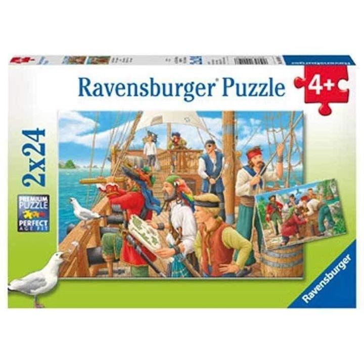 Ravensburger With the Pirates Puzzle - 2 x 24 Piece